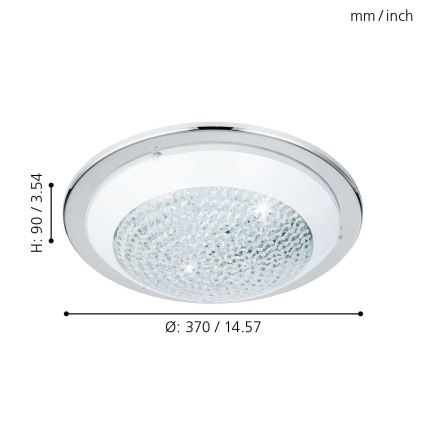 Eglo - LED Stropné svietidlo LED/16W/230V