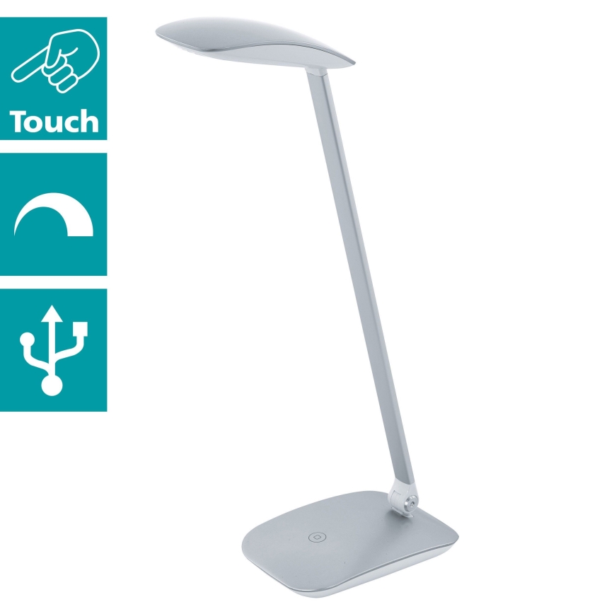 Eglo - LED stolna lampa 1xLED/4,5W/USB