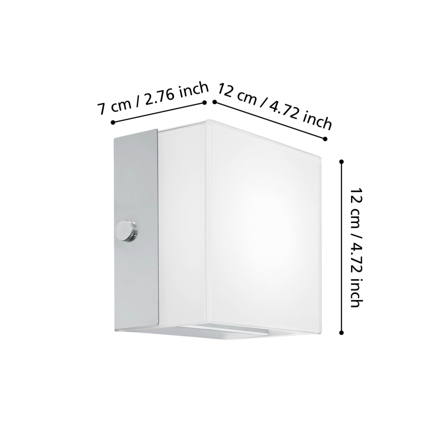 Eglo 95747 - LED nástenné svietidlo ALEA 2 LED/3,7W/230V