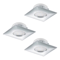 Eglo 95802 - SADA 3x LED podhľadové svietidlo PINEDA 3xLED/6W/230V