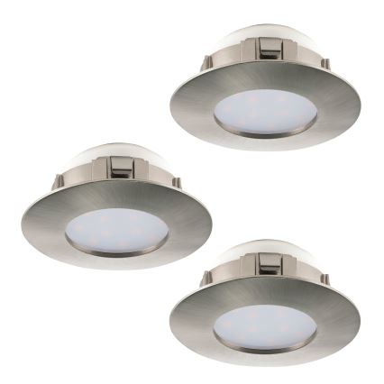 Eglo 95816 - SADA 3x LED podhľadové svietidlo PINEDA 3xLED/6W/230V