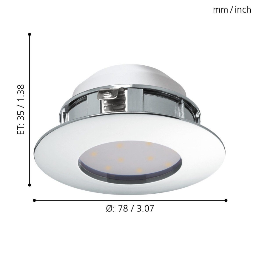 Eglo - LED podhľadové svietidlo LED/4,9W/230V