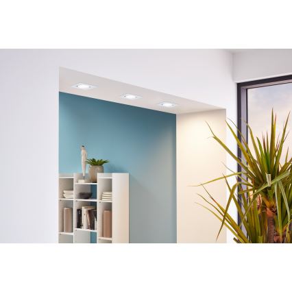 Eglo - Sada 3× LED zapustené stropné svietidlo PINEDA LED/4,9W/230V