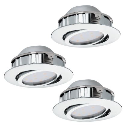 Eglo - SADA 3x LED podhľadové svietidlo PINEDA 1xLED/4,9W/230V