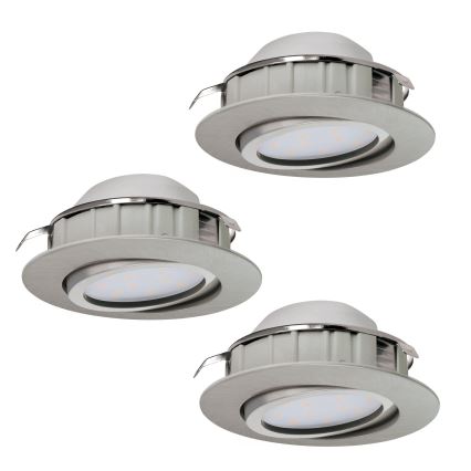 Eglo - SADA 3x LED podhľadové svietidlo PINEDA LED/6W/230V