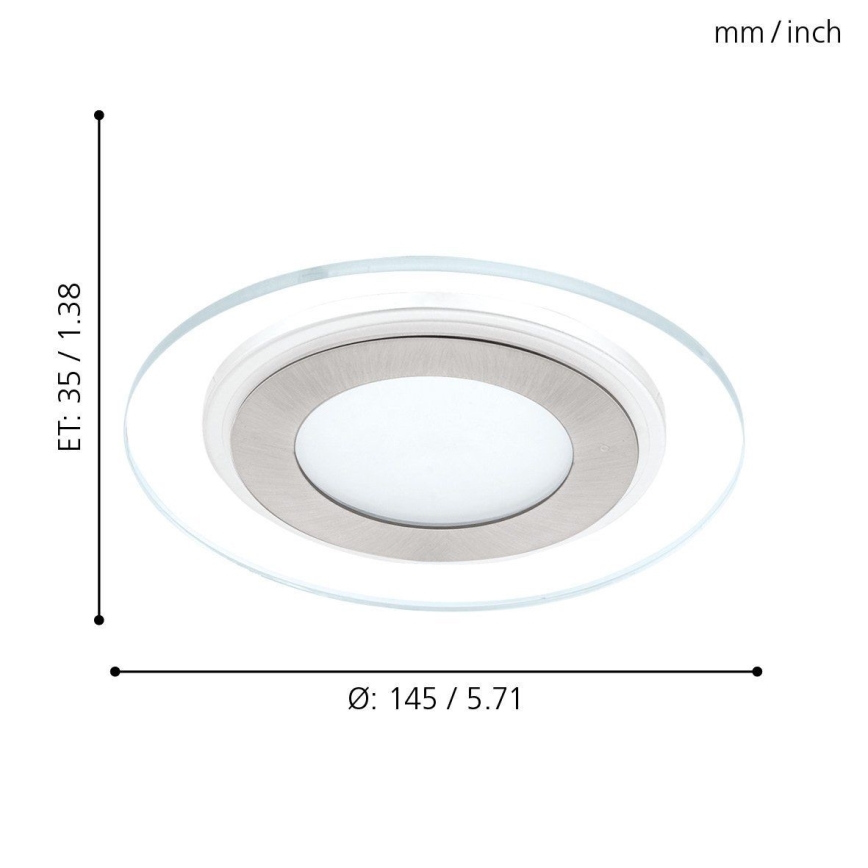 Eglo - LED podhľadové svietidlo 1 1xLED/11W/230V