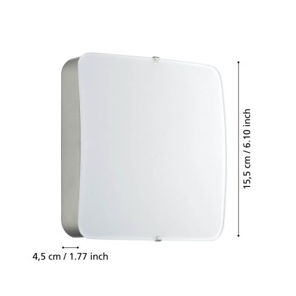 Eglo 95967 - LED stropné svietidlo CUPELLA LED/11W/230V matný chróm