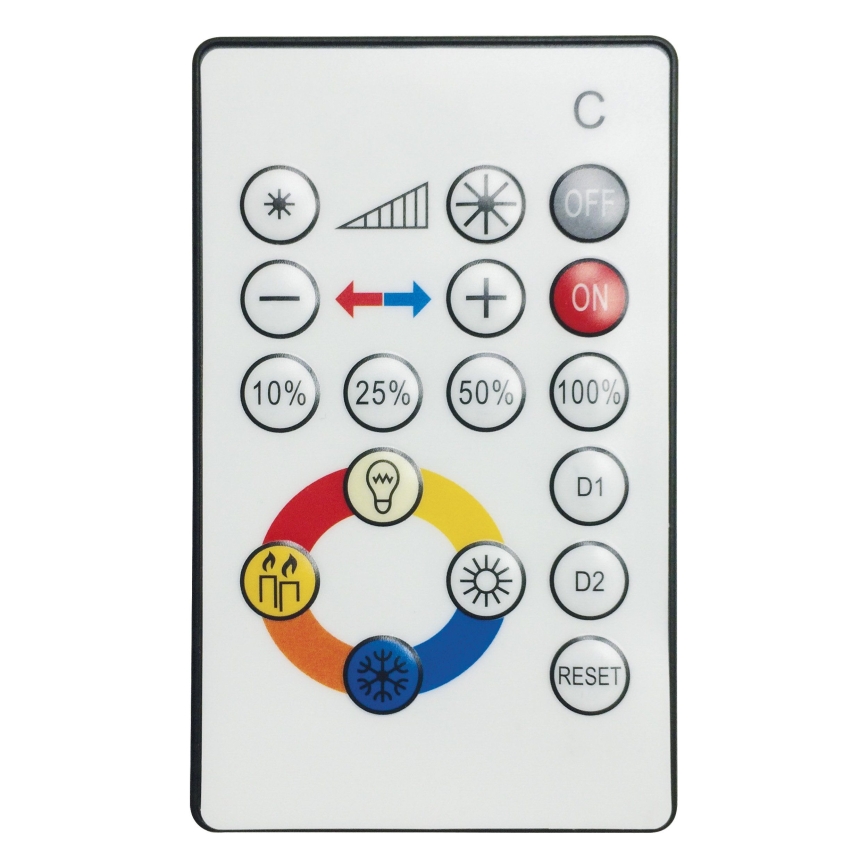 Eglo 95972 - LED stmievateľné stropné svietidlo VOLTAGO 2 LED/20W/230V + diaľkové ovládanie