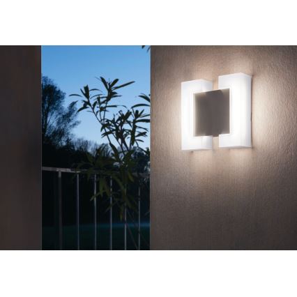 Eglo 95987 - LED Vonkajšie nástenné svietidlo SITIA 2xLED/4,8W IP44