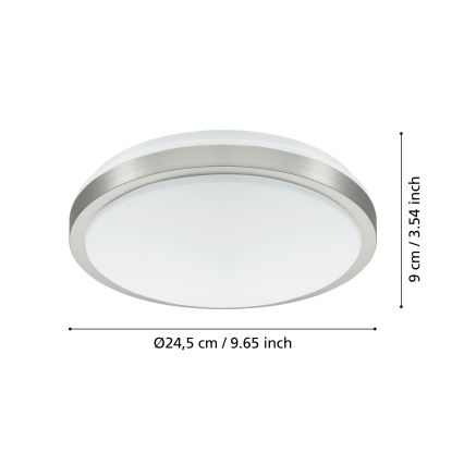 Eglo 96032 - LED stropné svietidlo COMPETA 1 LED/18W/230V