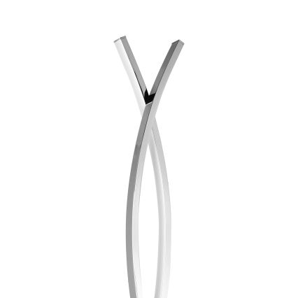 Eglo - LED stojacia lampa LED/36W/230V lesklý chróm