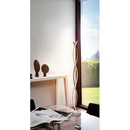 Eglo - LED stojacia lampa LED/36W/230V lesklý chróm