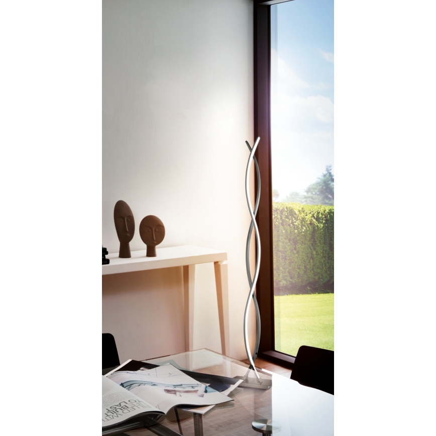 Eglo - LED stojacia lampa LED/36W/230V lesklý chróm