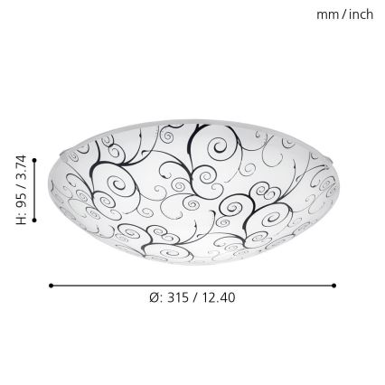 Eglo - LED Stropné svietidlo LED/11W/230V