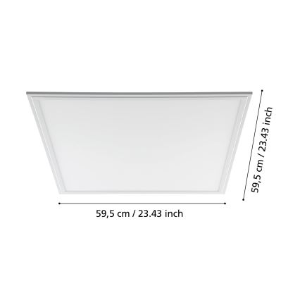 Eglo - LED stropný panel LED/40W/230V