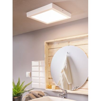 Eglo 96169 - LED kúpeľňové stropné svietidlo FUEVA 1 LED/22W/230V IP44 30x30 cm