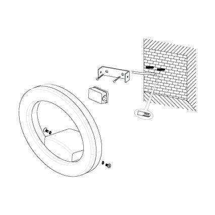 Eglo 96274 - LED Vonkajšie nástenné svietidlo EMOLLIO LED/10W/230V