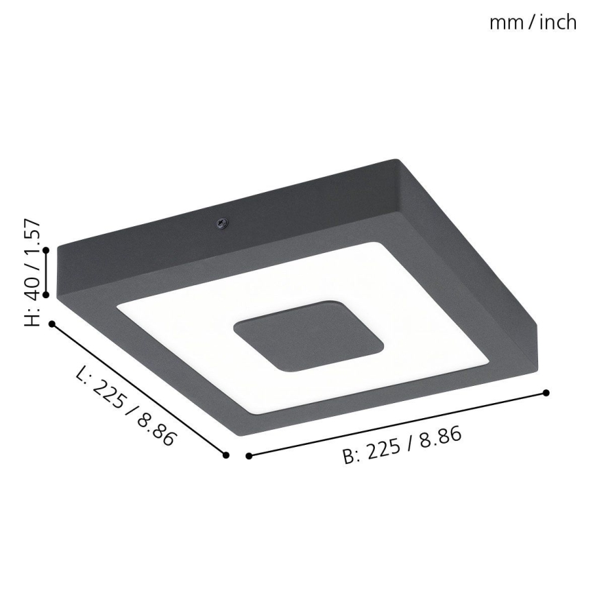 Eglo - LED Vonkajšie svietidlo LED/16,5W/230V
