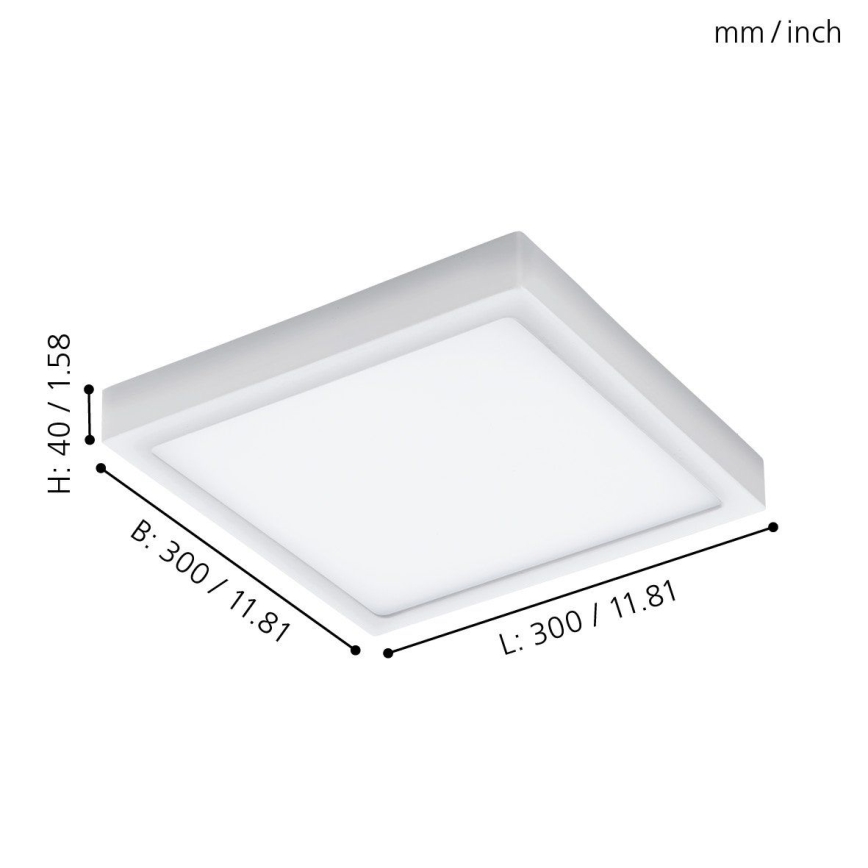 Eglo 96494 - LED vonkajšie stropné svietidlo ARGOLIS LED/22W IP44