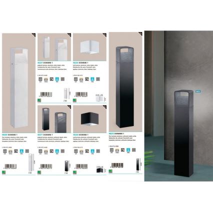 Eglo 96501 - LED vonkajšie nástenné svietidlo DONINNI 1xLED/5W/230V