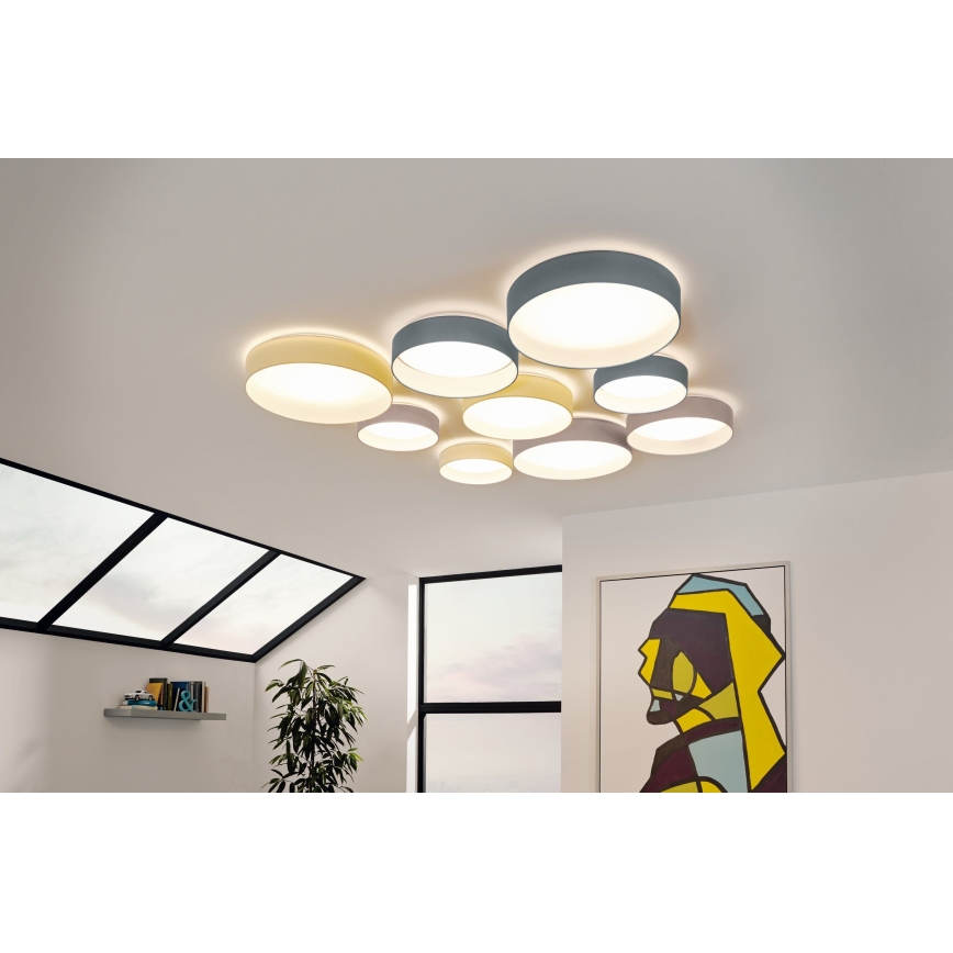 Eglo - LED Stmievateľné stropné svietidlo 1xLED/18W/230V béžová