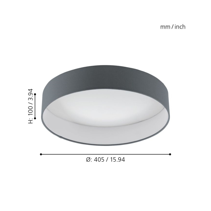 Eglo - LED Stmievateľné stropné svietidlo 1xLED/18W/230V