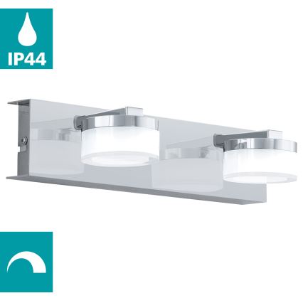 Eglo - LED Stmievateľné kúpeľňové nástenné svietidlo 2xLED/7,2W/ IP44