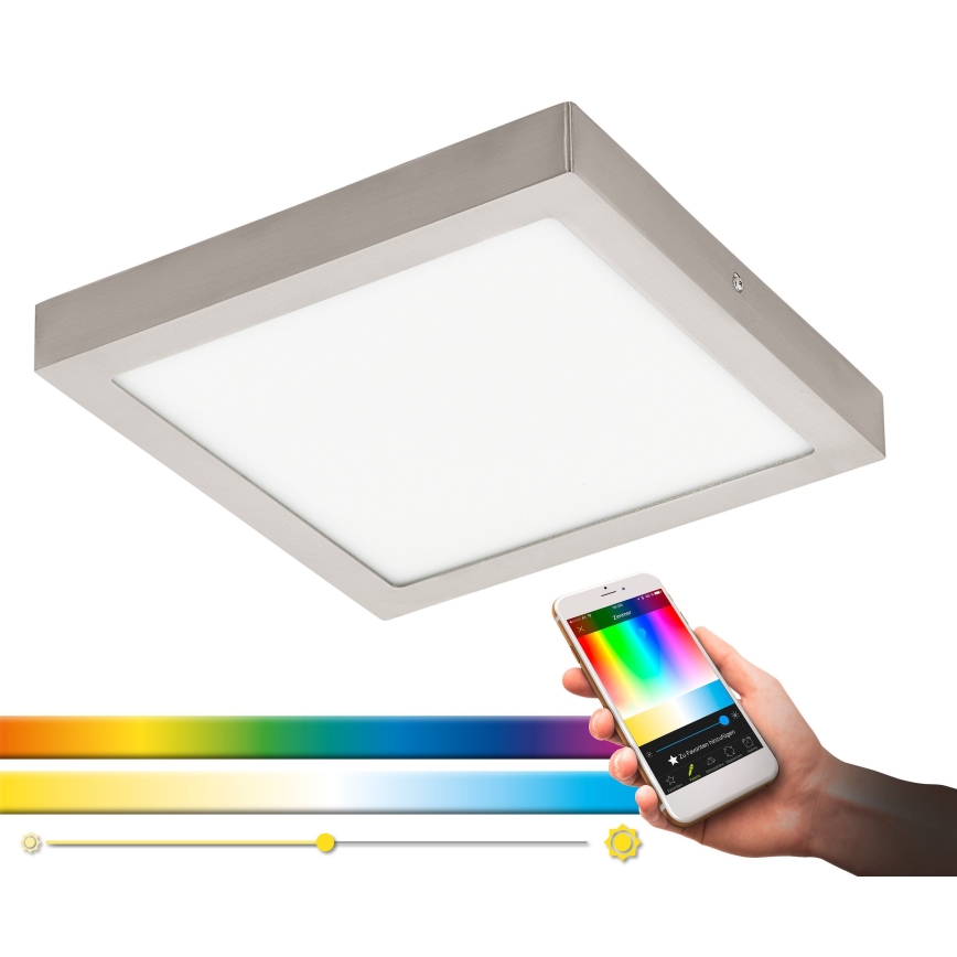 Eglo - LED RGBW Stmievateľné stropné svietidlo FUEVA-C LED/21W/230V