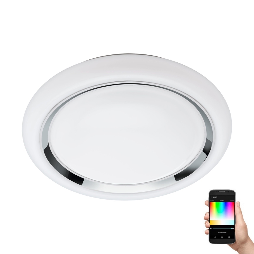 Eglo - LED RGBW Stmievateľné stropné svietidlo CAPASSO-C LED/17W/230V