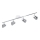 Eglo 96837 - LED Bodové svietidlo MONCALVIO 1 4xGU10/5W/230V
