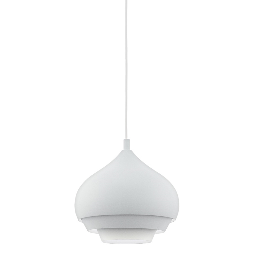 Eglo - Luster na lanku 1xE27/60W/230V biela