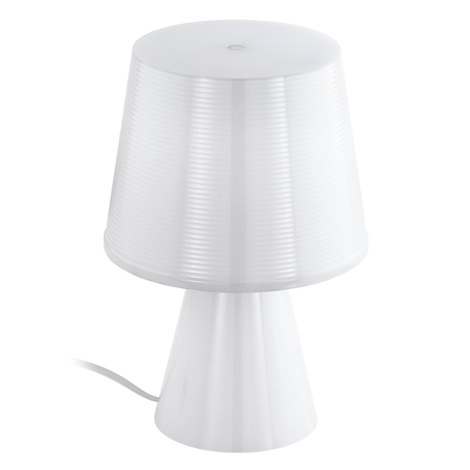 Eglo 96907 - Stolná lampa MONTALBO 1xE14/40W/230V biela