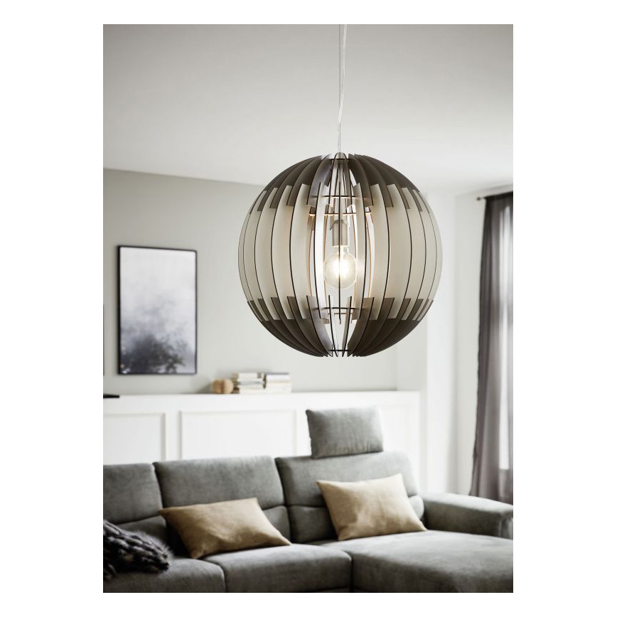 Eglo 96973 - Luster na lanku OLMERO 1xE27/60W/230V