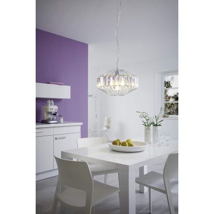 Eglo 96987 - Luster na lanku PEDROLA 1xE27/60W/230V