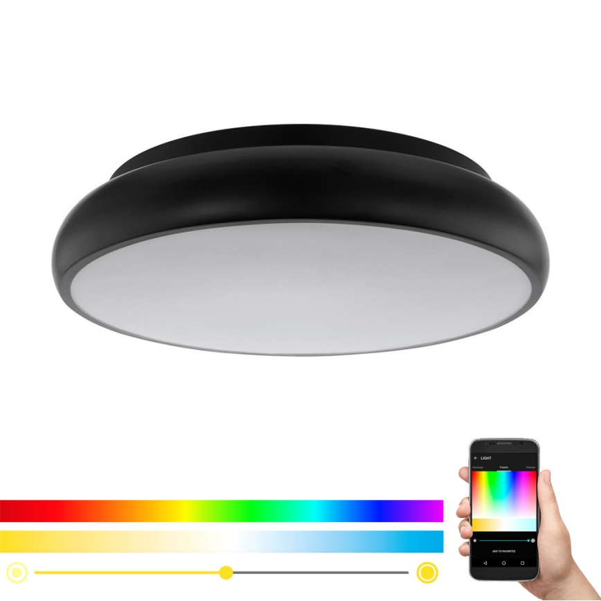 Eglo 96996 - LED RGB Stropné svietidlo RIODEVA-C 1xLED/27W/230V