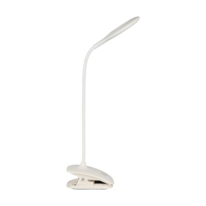 Eglo - LED Stmievateľná lampa s klipom 1xLED/3W/5V 500 mAh biela