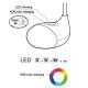 Eglo 97078 - LED Stolná lampa CABADO 1 1xLED/2,2W+0,3W/230V RGB