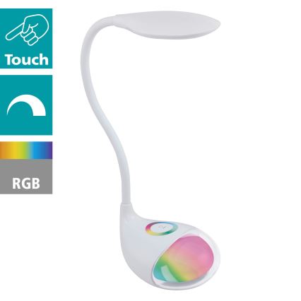 Eglo - LED stmievateľná stolná lampa LED/2,2W+0,3W/230V RGB