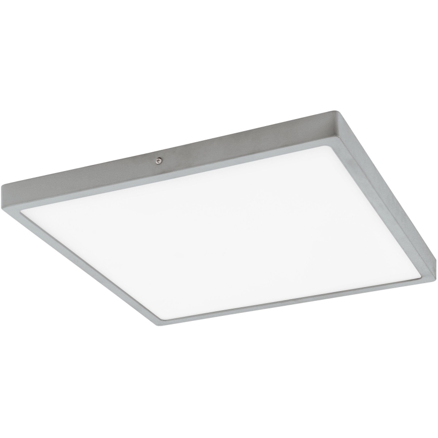 Eglo - LED stropné svietidlo 1xLED/25W/230V strieborné štvorcové 40x40 cm