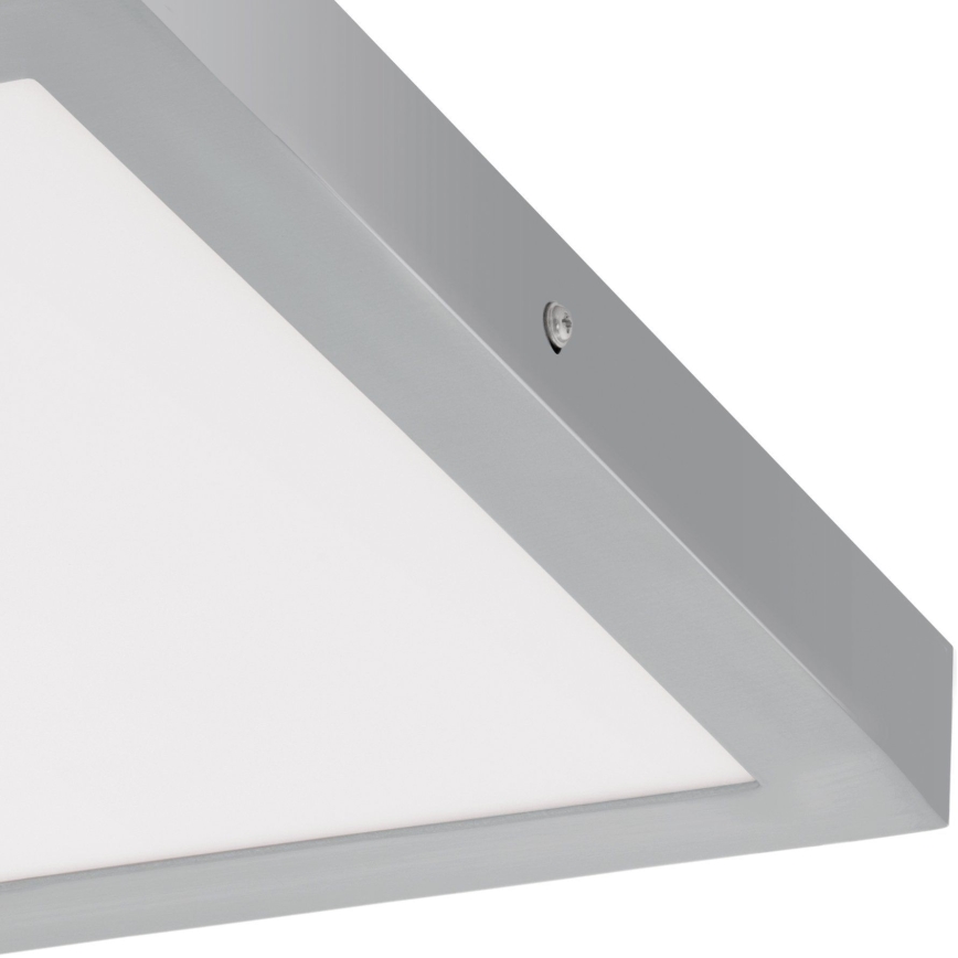 Eglo - LED stropné svietidlo 1xLED/25W/230V strieborné štvorcové 40x40 cm