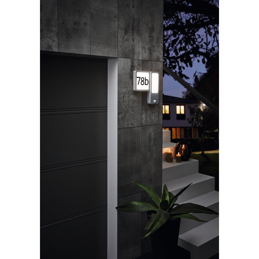 Eglo - LED vonkajšie nástenné svietidlo 2xLED/2,7W + LED/3,6W/230V IP44