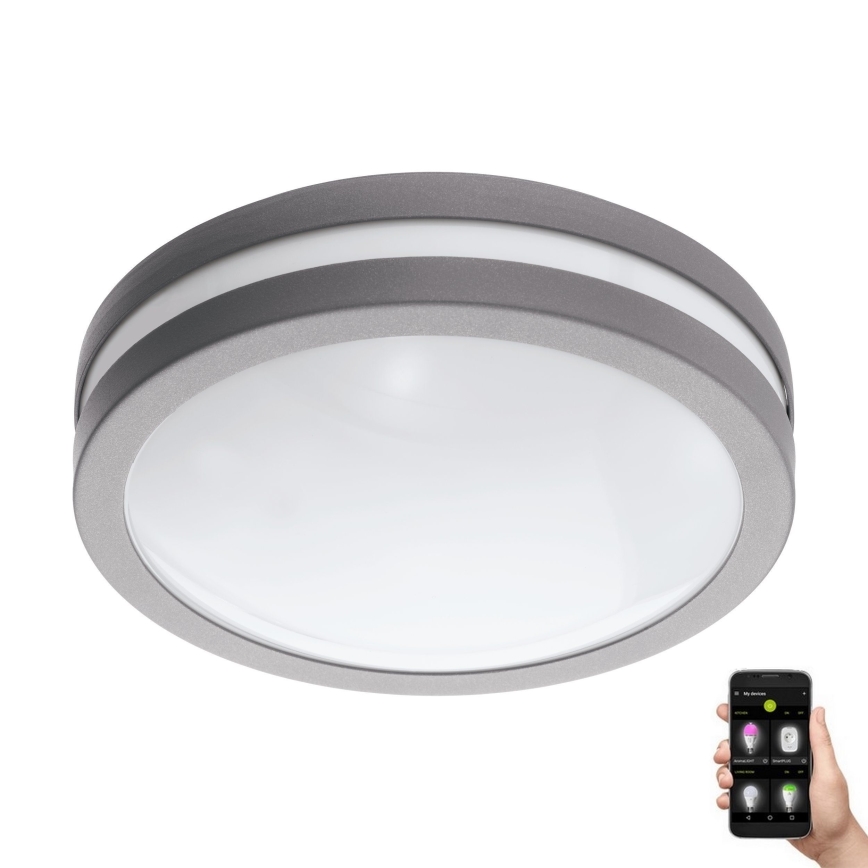 Eglo 97299 - LED stmievateľné kúpeľňové svietidlo LOCANA-C LED/14W strieborné IP44