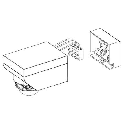 Eglo 97466 - Senzor pohybu DETECT ME 4 12 m biela IP44