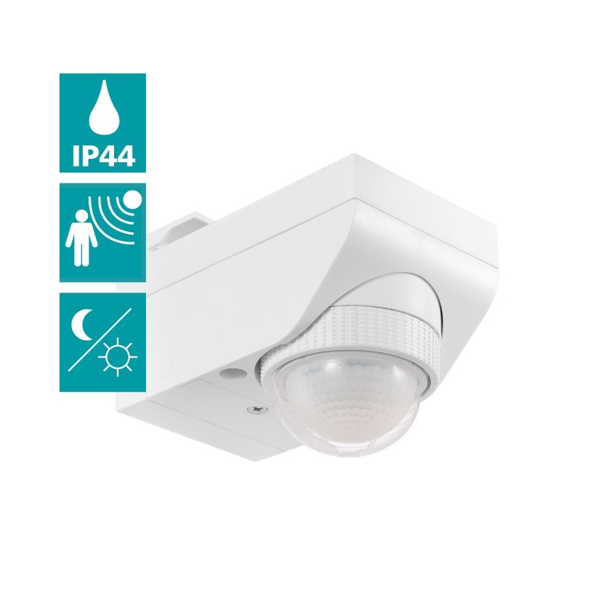 Eglo 97466 - Vonkajší senzor pohybu a súmraku DETECT ME 4 12 m biely IP44