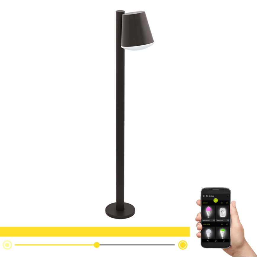 Eglo - LED Stmievateľná vonkajšia lampa CALDIERO-C 1xE27/9W/230V antracit IP44