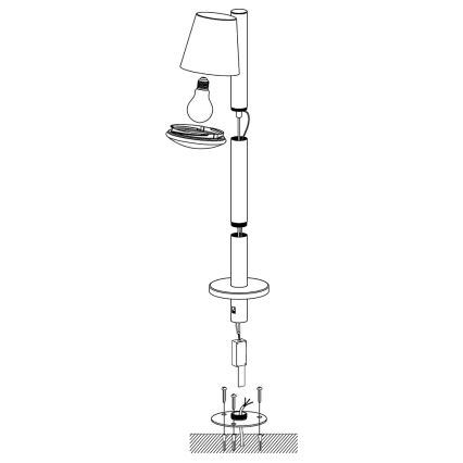 Eglo - LED Stmievateľná vonkajšia lampa CALDIERO-C 1xE27/9W/230V antracit IP44