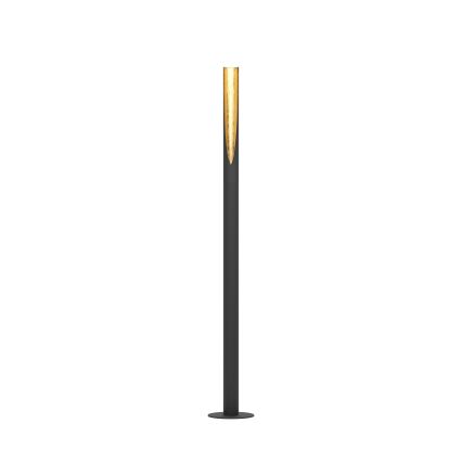 Eglo - LED Stojacia lampa 1xGU10/4,5W/230V čierna