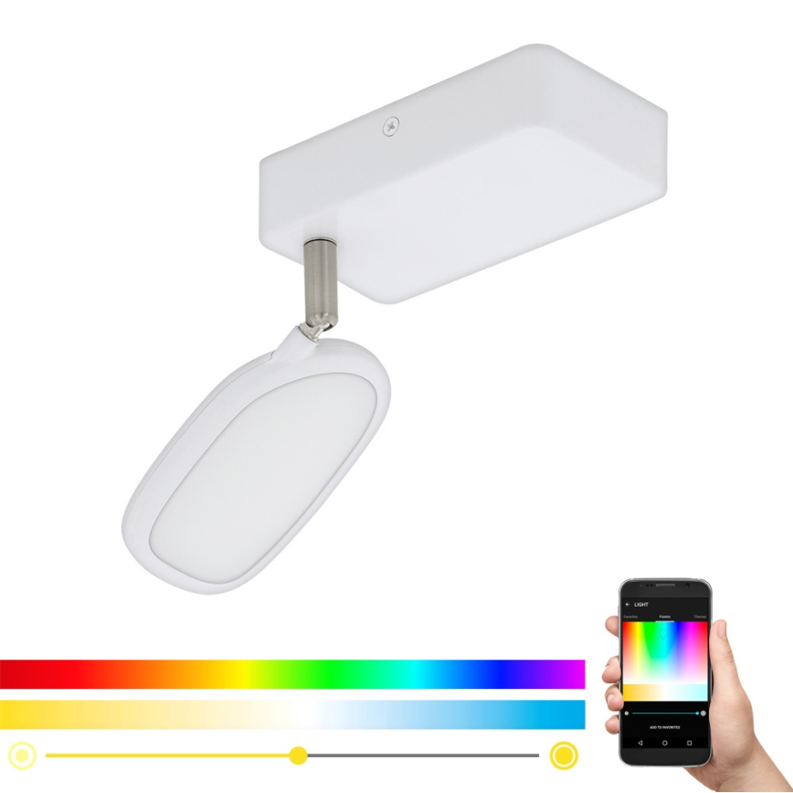 Eglo - LED RGB Bodové svietidlo PALOMBARE-C 1xLED/5W/230V