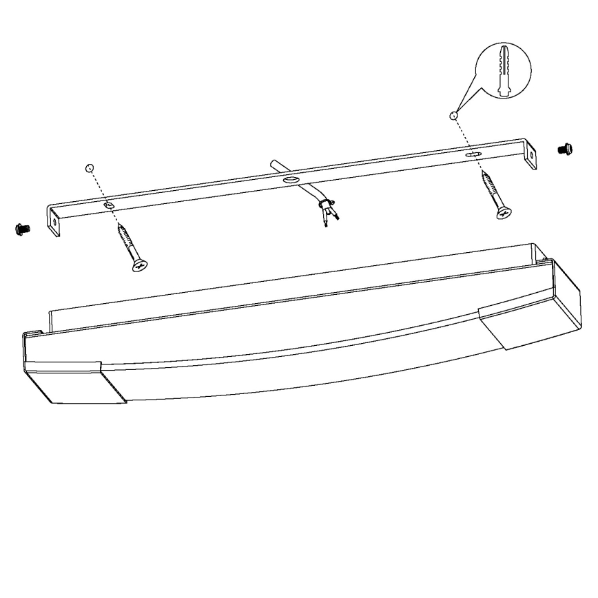 Eglo - LED úpeľňové zrkadlové svietidlo LED/8,3W/230V IP44