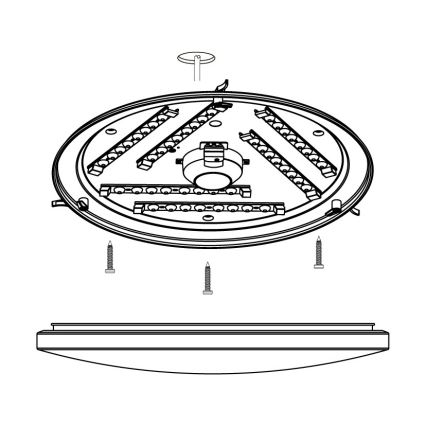 Eglo 97879 - LED Stropné svietidlo FRANIA-S LED/33,5W/230V